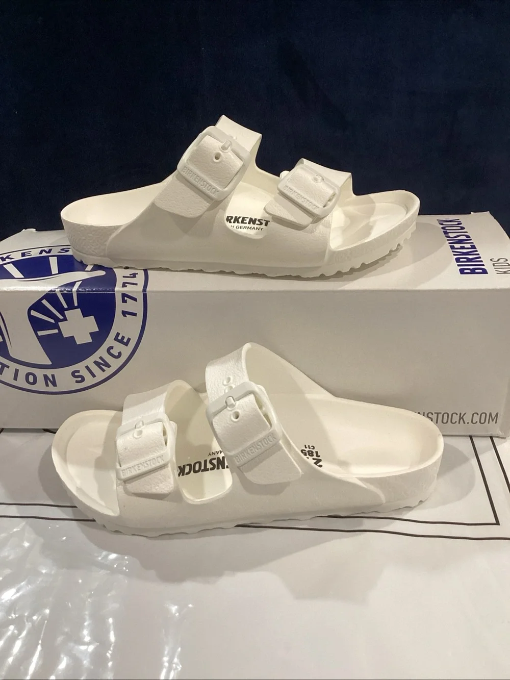 Birkenstock Arizona EVA Kids White Sandals EU 29 US 11 NIB